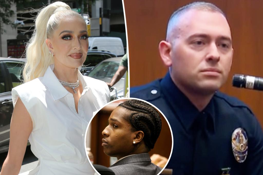 O filho da estrela de ‘RHOBH’ Erica Zayn, A$AP Rocky, testemunhou no julgamento de agressão